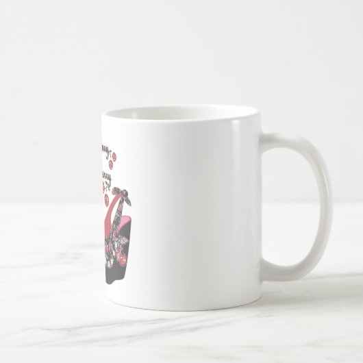 ロックアビリーチェリーシューズ コーヒーマグカップ (右)