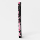 ロックアビリーピンクチーター柄 Case-Mate iPhoneケース (裏面/左)