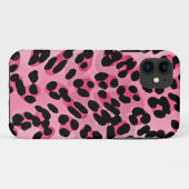 ロックアビリーピンクチーター柄 Case-Mate iPhoneケース (裏面(横))
