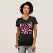 ロックアビリーピンクチーター柄 Tシャツ (正面フル)