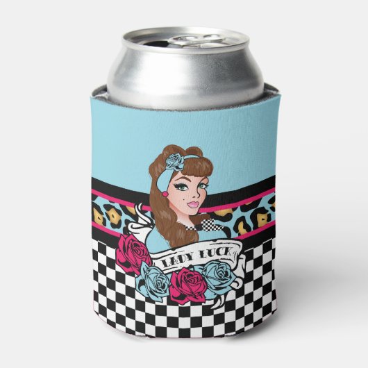 ロックアビリー、ピンアップ 缶クーラー (缶正面)