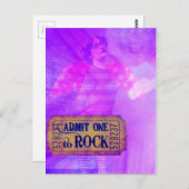 ロックアンドロールエンジェルデジタルコラージュ ポストカード (正面/裏面)