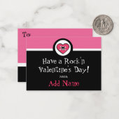 ロックアンドロールガールバレンタファンキーーヌ ノートカード (正面/裏面インサイチュ)