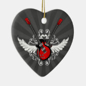 ロックアンドロールギターオーナメント セラミックオーナメント (右)