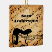 ロックアンドロールギター音波ヴィンテージ セラミックオーナメント (右)