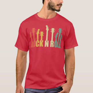 ロックアンドロールギター音響ギターミュージシャンRo Tシャツ