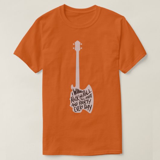 ロックアンドロールクラシック徹夜Tシャツ Tシャツ (デザイン正面)