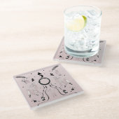 ロックアンドロールバレリーナII ガラスコースター (アングル)