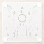 ロックアンドロールバレリーナII ガラスコースター (裏面)