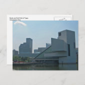 ロックアンドロールホールオブフェイムクリーブランドオハイオ ポストカード (正面/裏面)