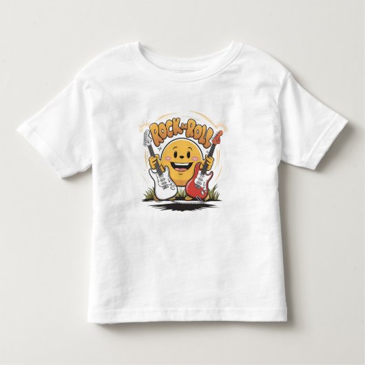 ロックアンドロールミュージカルジャグラー トドラーTシャツ (正面)