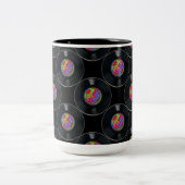 ロックアンドロールヴィンテージビニールマグ ツートーンマグカップ (中央)