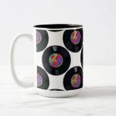 ロックアンドロールヴィンテージビニールマグ ツートーンマグカップ (左)