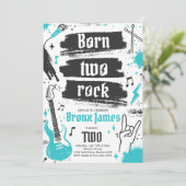 ロックアンドロール生まれパーティー2ロック2nd誕生日 招待状 (スタンド正面)