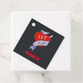 ロックアンドロール結婚式の引き出物ラベル フェイバータグ (インサイチュ)