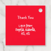 ロックアンドロール結婚式の引き出物ラベル フェイバータグ (裏面)