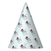 ロックアンドロール雪だるまパーティー帽子 パーティーハット (左)