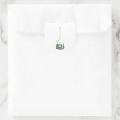 ロックアンドロール電気およびアコースティックギタースクエア スクエアシール (バッグ)