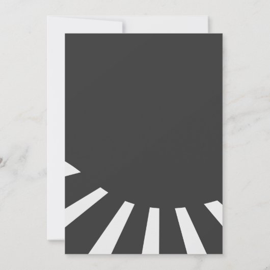 ロックアンドロール音楽アダルト誕生日 招待状 (裏面)