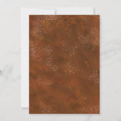 ロックアンドロール50誕生日ギターブ素朴ロン 招待状 (裏面)