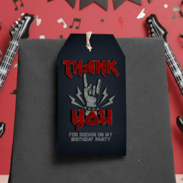 ロックアンドロール – ロックテーマ-メッセージカード ギフトタグ