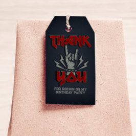 ロックアンドロール – ロックテーマ-メッセージカード ギフトタグ