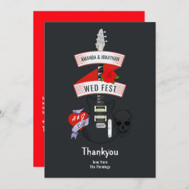 ロックアンドロ結婚ール サンキューカード