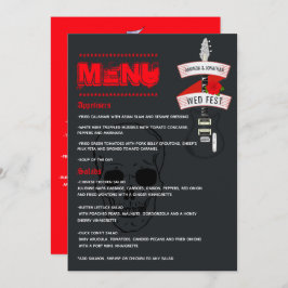 ロックアンドロ結婚ール メニュー