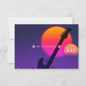 ロックアンドロ結婚ール 出欠カード (裏面)