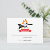 ロックアンドロ結婚ール 出欠カード (スタンド正面)