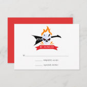 ロックアンドロ結婚ール 出欠カード (正面/裏面)