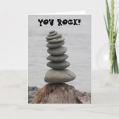 ロックアートケアンドゥデ誕生日 カード (正面)