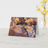 『ロックアート#2』 カード (黄色い花)