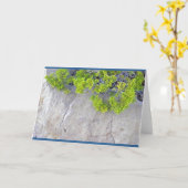 『ロックアート#4』 カード (黄色い花)