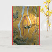 『ロックアート#7』 カード (黄色い花)