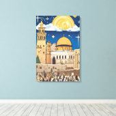 ロックア図解入りの、写真付きのートの中東ドーム キャンバスプリント (インサイチュ (ウッドフロア))