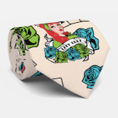 ロックア・ビリー・ピンアップ・ガール ネクタイ (ロール)