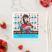 ロックア・ビリー・ピンアップ スタンダードカクテルナプキン (インサイチュ)