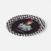 ロックア・ビリー・ピンアップ ペーパープレート (アングル)