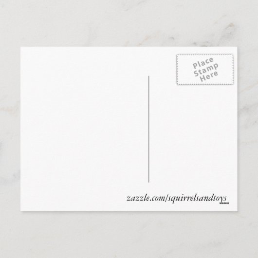 ロックインのクリスマスポストカードを持っている シーズンポストカード (裏面)