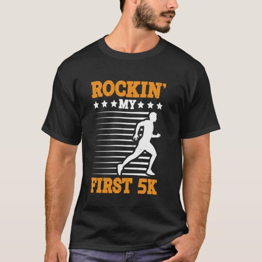 ロックインの最初の5k - tシャツ (正面)