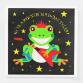 ロックインの誕生日ツリーカエルとレッドギター (正面)