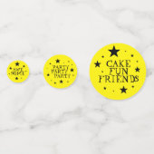 ロックインの誕生日ツリーカエルとレッドギター コンフェッティ (裏面)