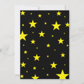 ロックインの誕生日ツリーカエルとレッドギター サンキューカード (裏面)