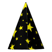 ロックインの誕生日ツリーカエルとレッドギター パーティーハット (裏面)