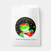 ロックインの誕生日ツリーカエルとレッドギター フェイバーバッグ (正面)