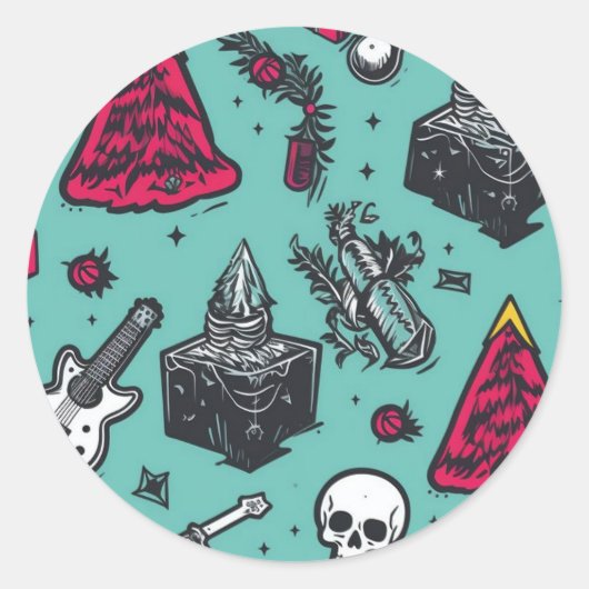 ロックインスカルシール ラウンドシール (正面)