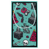 ロックインスカル抱き枕（海泡） スモールペーパーバッグ (裏面)