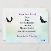 ロックインハローウィンパーティ 招待状 (裏面)