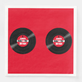 ロックインファースト誕生日レコード赤ラベル